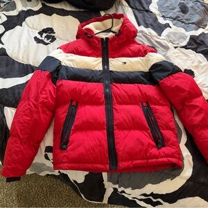 Tommy Hilfiger Red and Black Performance Jacket